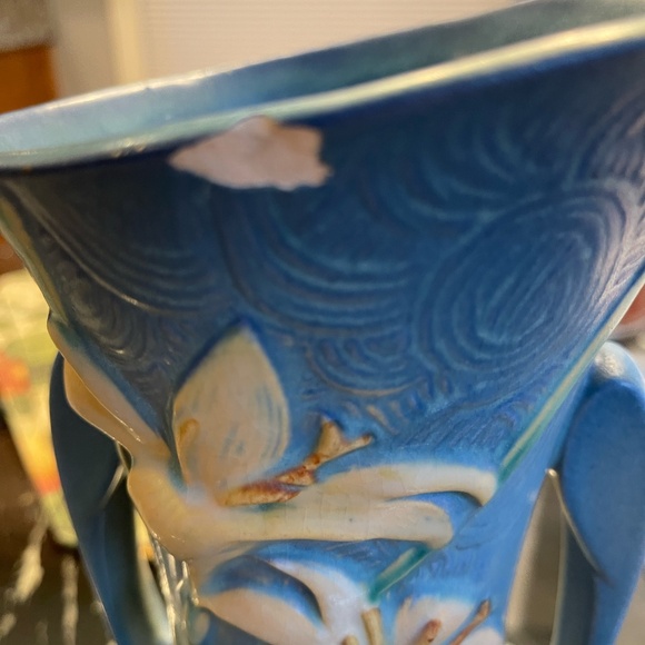 Roseville Zephyr Lily Pottery vase - Picture 9 of 11